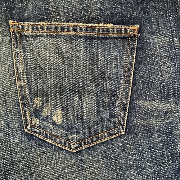 Current/Elliott L40904 Women's Destroy The Fling Pearl Accent Crop Jeans Size 28 - Picture 7 of 13